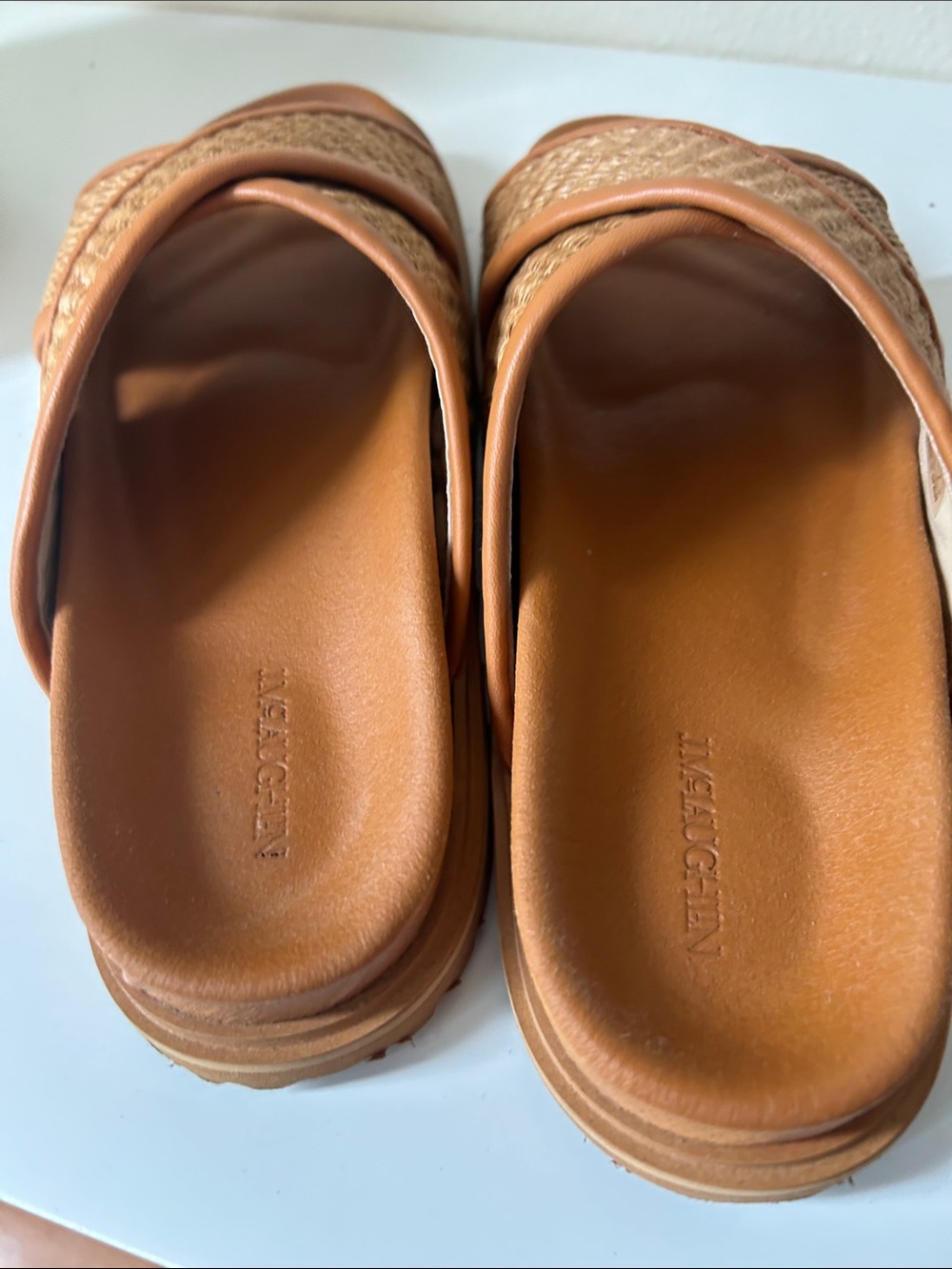 J McLaughlin Woven Slide Sandals -
Size 7 Lightweight Women Shoes - Picture 5 of 5